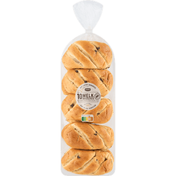 Jumbo Melk Brioches met Pure Chocoladestukjes 10 Stuks