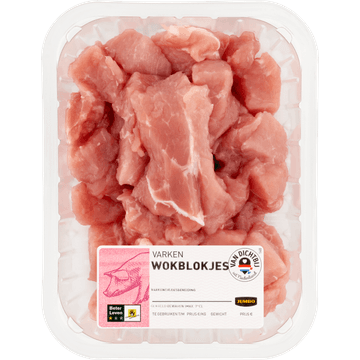 Jumbo Varkens Wokblokjes 350 g