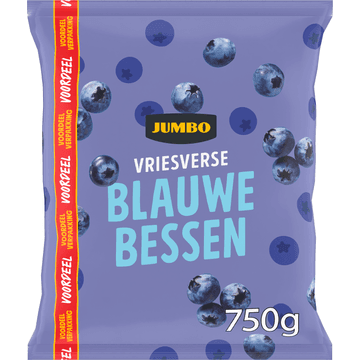 Jumbo Vriesverse Blauwe Bessen Voordeelverpakking 750 g