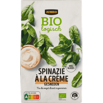 Jumbo Biologisch Spinazie à la Crème Gesneden 450 g