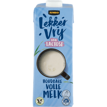 Jumbo Lactosevrije Houdbare Volle Melk 1 L