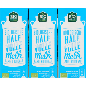 Jumbo Biologisch Houdbare Halfvolle Melk 3 x 200 ml