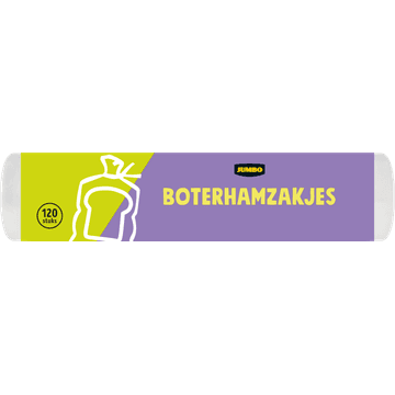 Jumbo Boterhamzakjes 120 Stuks