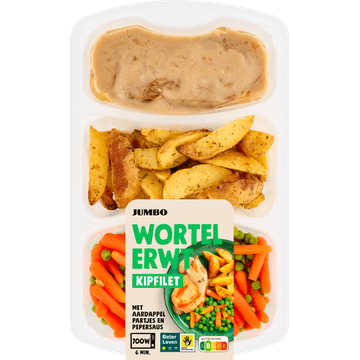 Jumbo Wortel Erwt met Kipfilet 500 g