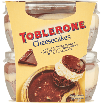 Toblerone Cheesecake 2 stuks