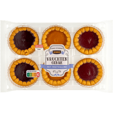 Jumbo Vruchtengebak met Fruitvulling 300 g