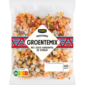 Jumbo Mexicaanse Groentemix met Zoete Aardappel en Tomaat 400 g