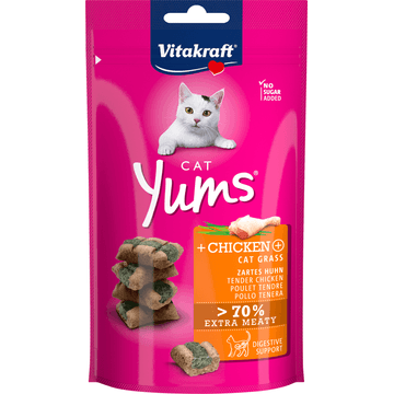 Vitakraft Kattenvoer yums kip-kattengras