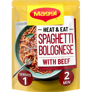 Maggi Heat & eat spaghetti bolognese