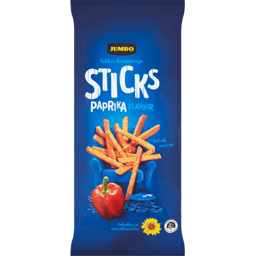 Jumbo Sticks Paprika 150 g
