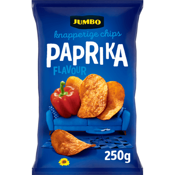 Jumbo Paprika Chips 250 g