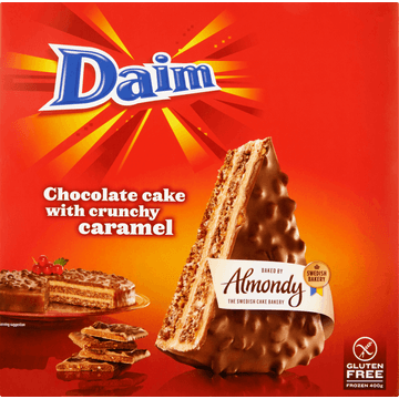 Almondy Daim - Chocolade Cake Crunchy Karamel - 400 g