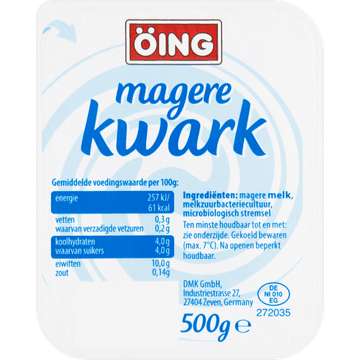 Oing Kwark Mager Naturel