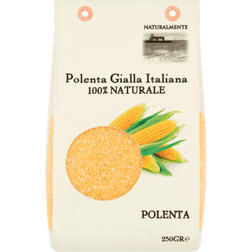 Naturalmente Polenta Gialla Italiana 100% Naturale 250 g