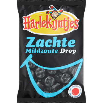 Harlekijntjes Zachte Mildzoute Drop 300 g
