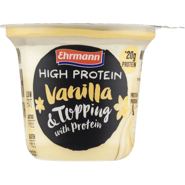 Ehrmann High Protein Vanilla & Topping with Protein 200 g