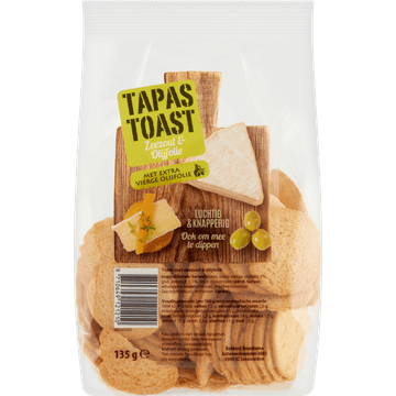 Tapas Toast Zeezout & Olijfolie 135 g
