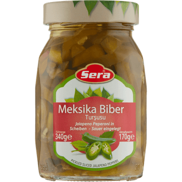 Sera Pickled Sliced Jalapeno Peppers 340 g