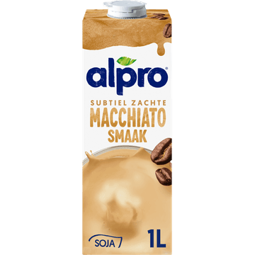 Alpro Sojadrink Macchiato Houdbaar 1L