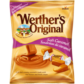 Werther's Original Roomsnoepjes Soft Caramel Zak, 150 gram