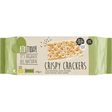 BioToday Crispy cracker sesam rozemarijn bio