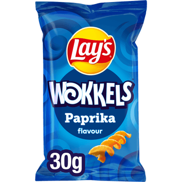 Lay's Wokkels Paprika Chips 30 gr