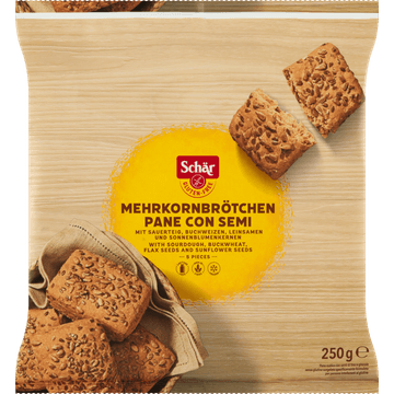Schär Meergranenbroodjes Glutenvrij 5 Stuks 250 g