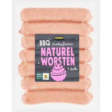 Jumbo BBQ Worsten Naturel 7 Stuks