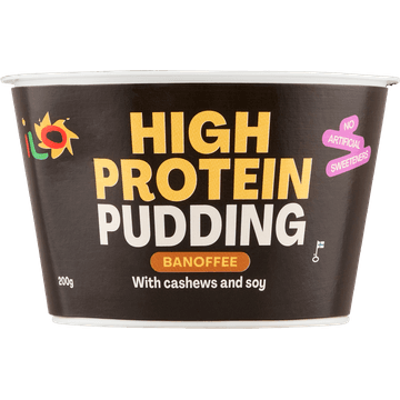 Ilo eiwitrijke pudding banaan-toffee