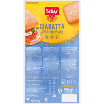 Schär Ciabatta Glutenvrij 200 g