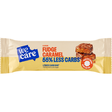 WeCare Lower carb bar fudge caramel