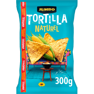 Jumbo Tortilla Chips Naturel 300 g