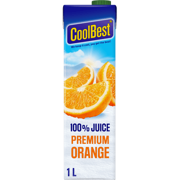 CoolBest 100% Juice Premium Orange 1 L