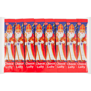 E + G Choco Sint Lolly 8 x 15 g