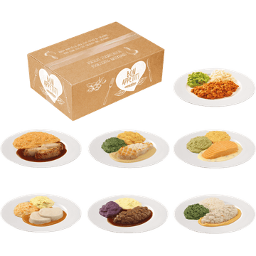 Apetito Maaltijdbox Fijn Gemalen IDDSI 5 - Menu C