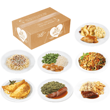 7 verschillende voordelige maaltijden 3.190 g