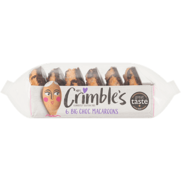 Mrs Crimble's Big Choc Macaroons 6 Stuks 195 g