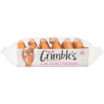 Mrs Crimble's Big Coconut Macaroons 6 Stuks 180 g