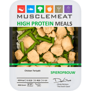 Muscle Meat High Protein Meals Chicken Teriyaki 450 g