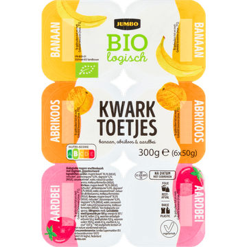 Jumbo Biologisch Kwark Toetjes 6 x 50 g
