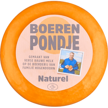 Boeren Pondje Naturel Kaas 500g
