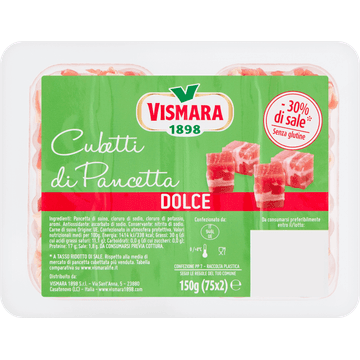 Pancetta Cubetti Dolce 2 x 75g