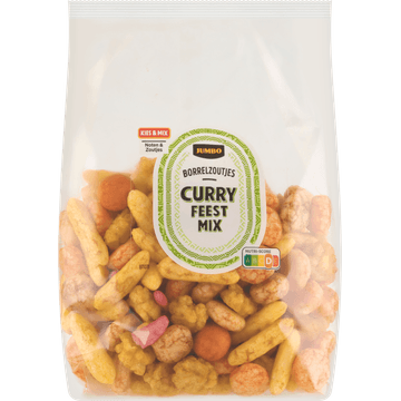 Jumbo Borrelzoutjes Curry Feest Mix 175 g