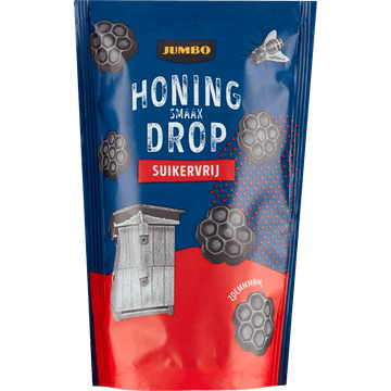 Jumbo Honing Smaak Drop Suikervrij 100 g