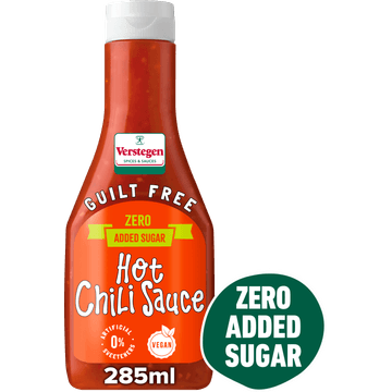 Verstegen Guilt Free Hot Chili Sauce 285 ml