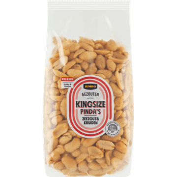 Jumbo Gezouten Kingsize Pinda's 350 g