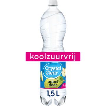 Crystal Clear Koolzuurvrij Appel Peer 1,5L
