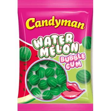 Candyman Kauwgom Watermelon Bubble Gum 90 g