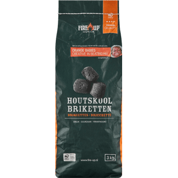 Fire-Up Houtskool Briketten 3 kg