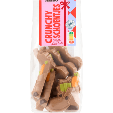 Jumbo Crunchy Schoentjes Melkchocolade 135 g